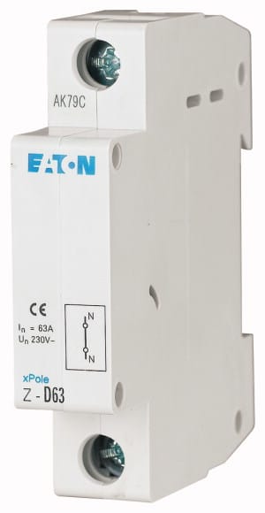 Eaton Industries France SAS - Traversée pour conducteur neutre, 63A