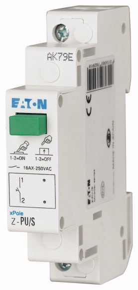 Eaton Industries France SAS - Bouton-poussoir, 250 V, 16A, 1 F, 1PE