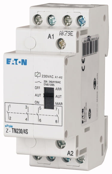Eaton Industries France SAS - Relais avec présélection, 230VAC/50Hz, 4 s, 20A, 2PE