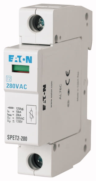 Eaton Industries France SAS - Parafoudres, complets, 1p, 280VAC, 4,5kA