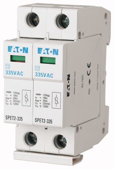 Eaton Industries France SAS - Parafoudres, complets, 2p, 335VAC, 4,5kA