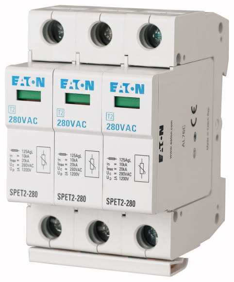 Eaton Industries France SAS - Parafoudres, complets, 3p, 280VAC, 4,5kA