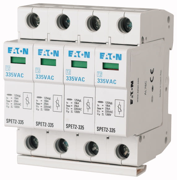 Eaton Industries France SAS - Parafoudres, complets, 4p, 335VAC, 4,5kA