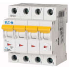 Eaton Industries France SAS - Disjoncteur modulaire PLS6, 4P, 25A ,6kA (EN 60898), courbe D