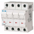 Eaton Industries France SAS - Disjoncteur modulaire PLS6, 4P, 50A ,6kA (EN 60898), courbe C