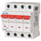 Eaton Industries France SAS - Disjoncteur modulaire PLS6, 4P, 10A ,6kA (EN 60898), courbe D