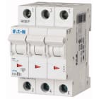 Eaton Industries France SAS - Disjoncteur modulaire PLS6, 3P, 6A ,6kA (EN 60898), courbe D