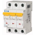 Eaton Industries France SAS - Disjoncteur modulaire PLS6, 3P, 25A ,6kA (EN 60898), courbe C