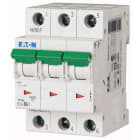 Eaton Industries France SAS - Disjoncteur modulaire PLS6, 3P, 6A ,6kA (EN 60898), courbe C