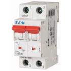 Eaton Industries France SAS - Disjoncteur modulaire PLS6, 2P, 10A ,6kA (EN 60898), courbe D