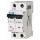 Eaton Industries France SAS - Disjoncteur modulaire PLS6, 2P, 40A ,6kA (EN 60898), courbe D