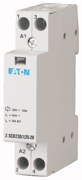 Eaton Industries France SAS - Contacteur modulaire, 230VAC, 1F+1O, 25A