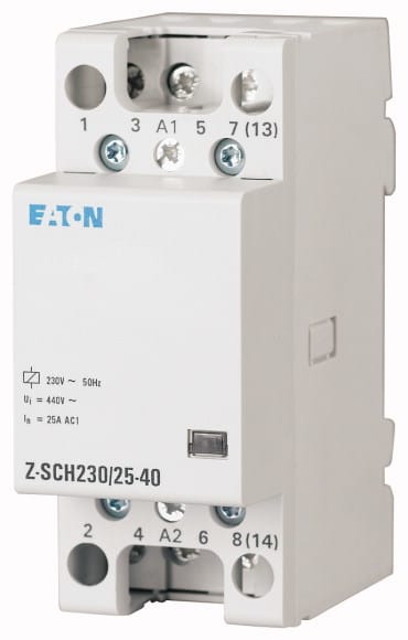 Eaton Industries France SAS - Contacteur modulaire, 230VAC/50Hz, 2F+2O, 40A, 3PE