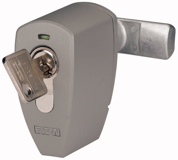 Eaton Industries France SAS - Serrure quart de tour, pour demi-cylindre profilé, ensemble complet