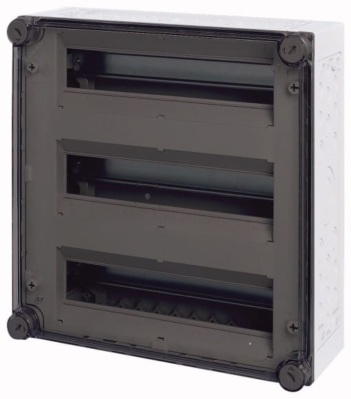 Eaton Industries France SAS - Coffret, IP65, profilé-support vertical, HxLxP=375x375x150mm