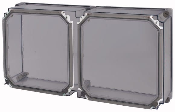 Eaton Industries France SAS - Couvercle, +porte, transparent, HxLxP=750x375x191mm, version NA