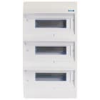 Eaton Industries France SAS - Coffret en saillie IP40, 3 rangées, 36 mod, porte blanche