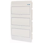 Eaton Industries France SAS - Coffret encastré IP40, 3 rangées,36 mod, porte blanche