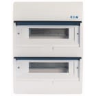 Eaton Industries France SAS - Coffret encastré IP40, 2 rangées, 24 mod, porte transparente