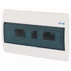 Eaton Industries France SAS - Coffret encastré IP40, 1 rangée, 18 mod, porte transparente