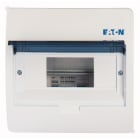 Eaton Industries France SAS - Coffret encastré IP40, 1 rangée, 8 mod, porte transparente