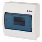 Eaton Industries France SAS - Coffret en saillie IP40, 1 rangée, 8 mod, porte transparente