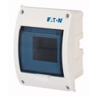 Eaton Industries France SAS - Coffret encastré IP40, 1 rangée, 5 mod, porte transparente