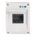 Eaton Industries France SAS - Coffret encastré IP40, 1 rangée, 5 mod, porte blanche