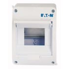 Eaton Industries France SAS - Coffret en saillie IP40, 1 rangée, 5 mod, porte blanche