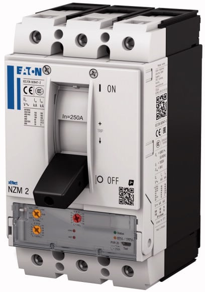 Eaton Industries France SAS - Disjoncteur PXR20, 3p, 90A,protection moteurs, bornes à cage, NA,50kA