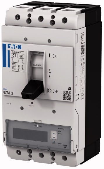 Eaton Industries France SAS - Disjonteur NZM3 PMX, 50kA, 3P, 450A, module débrochable, IEC
