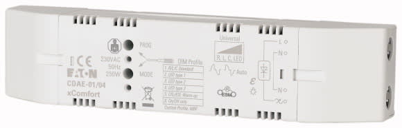 Eaton Industries France SAS - Smart Dimmer, R/L/C/LED, 0-250W, 230VAC, version en saillie