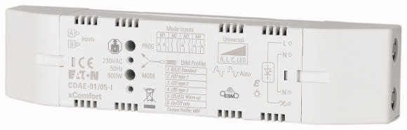 Eaton Industries France SAS - Smart Dimmer, R/L/C/LED, 0-500W, 230VAC, avec entrée, version en saillie