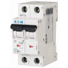Eaton Industries France SAS - Disjoncteur FAZ6, 40A, 2P, 6kA (EN 60898) 10kA (IEC/EN 60947-2), courbe B