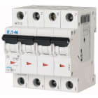 Eaton Industries France SAS - Disjoncteur FAZ6, 16A, 4P, 6kA (EN 60898) 10kA (IEC/EN 60947-2), courbe D