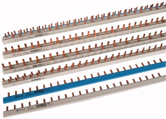 Eaton Industries France SAS - Rail de phase, 1Ph, 16qmm, droit, gris, Stylet, 1m