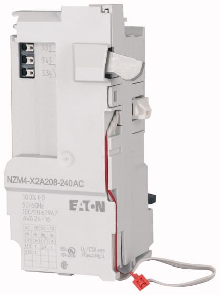 Eaton Industries France SAS - Module relais pour NZM4, configurable, 2NO, 24V DC, 24-230V AC, Push-in