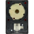Eaton Industries France SAS - Inter., tripolaire, 20A, verrouillage SVA, plastron 0-1, 90°, à acc., encastré