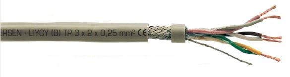 Cables Generiques courant fort - LIYCY 8P0,25 BLINDE COUPE
