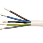 Cables Generiques courant fort - H05VVF 5G1,5 BLANC C100