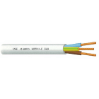 Cables Generiques courant fort - H05VVF 3G0,75 BLANC C100