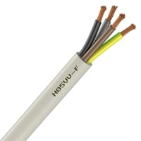 Cables Generiques courant fort - H05VVF 4G1 GRIS C100
