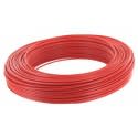 Cables Generiques courant fort - H07VR 25 ROUGE COUPE