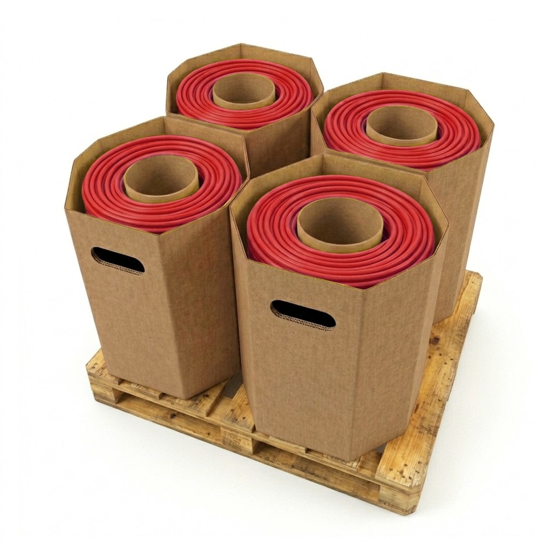 Cables Generiques courant fort - H07VU 2,5 mm² Rouge en fût de 10000 m
