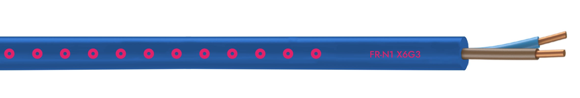 Cables Generiques courant fort - FRN1X6G3 2X1,5 T500