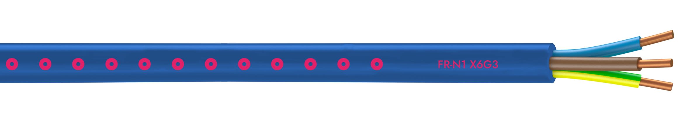 Cables Generiques courant fort - FRN1X6G3 3G1,5 T500