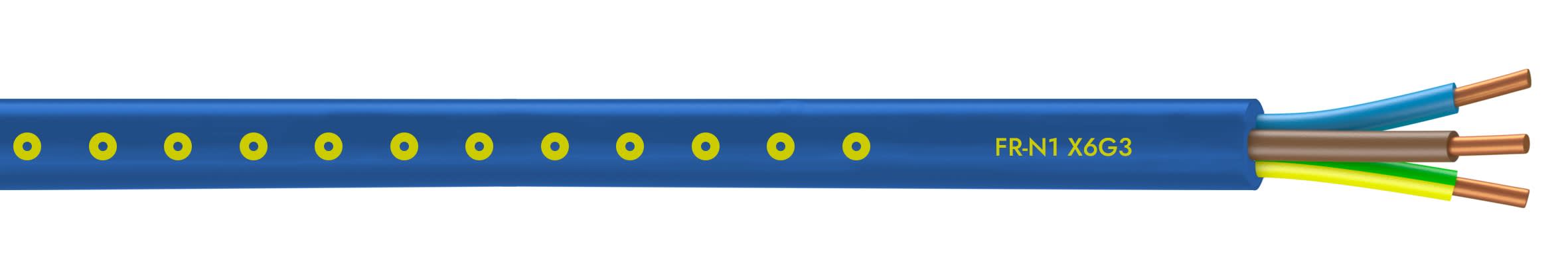 Cables Generiques courant fort - FRN1X6G3 3G2,5 T500