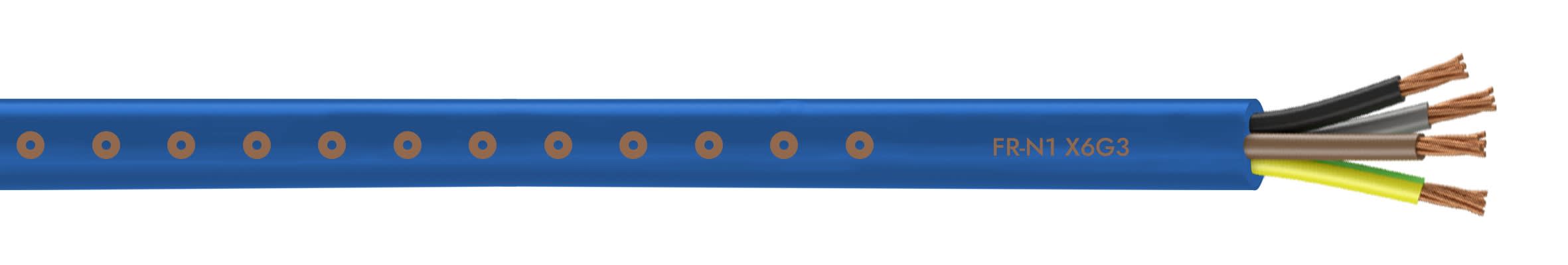 Cables Generiques courant fort - FRN1X6G3 4G10 COUPE