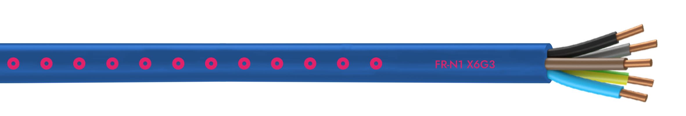 Cables Generiques courant fort - FRN1X6G3 5G1,5 T500