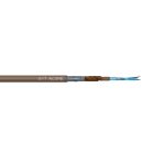 Acome - Câble de téléphonie SYT1B Numérique 15p AWG20 blindé touret 500m ZH marron Cca